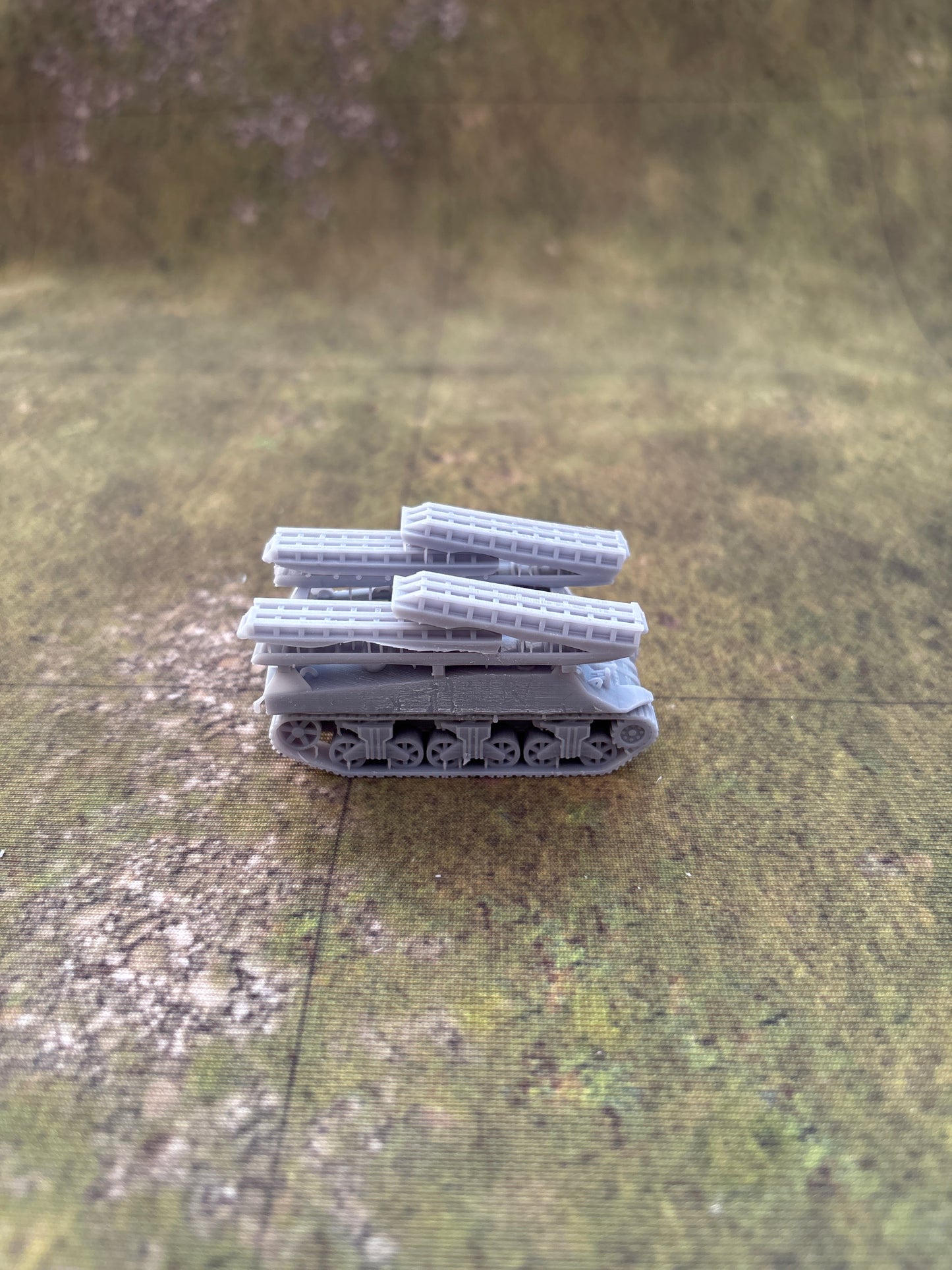 WW2 British Sherman ARK Bridge Layer Historical War gaming 3d Resin Printed vehicles