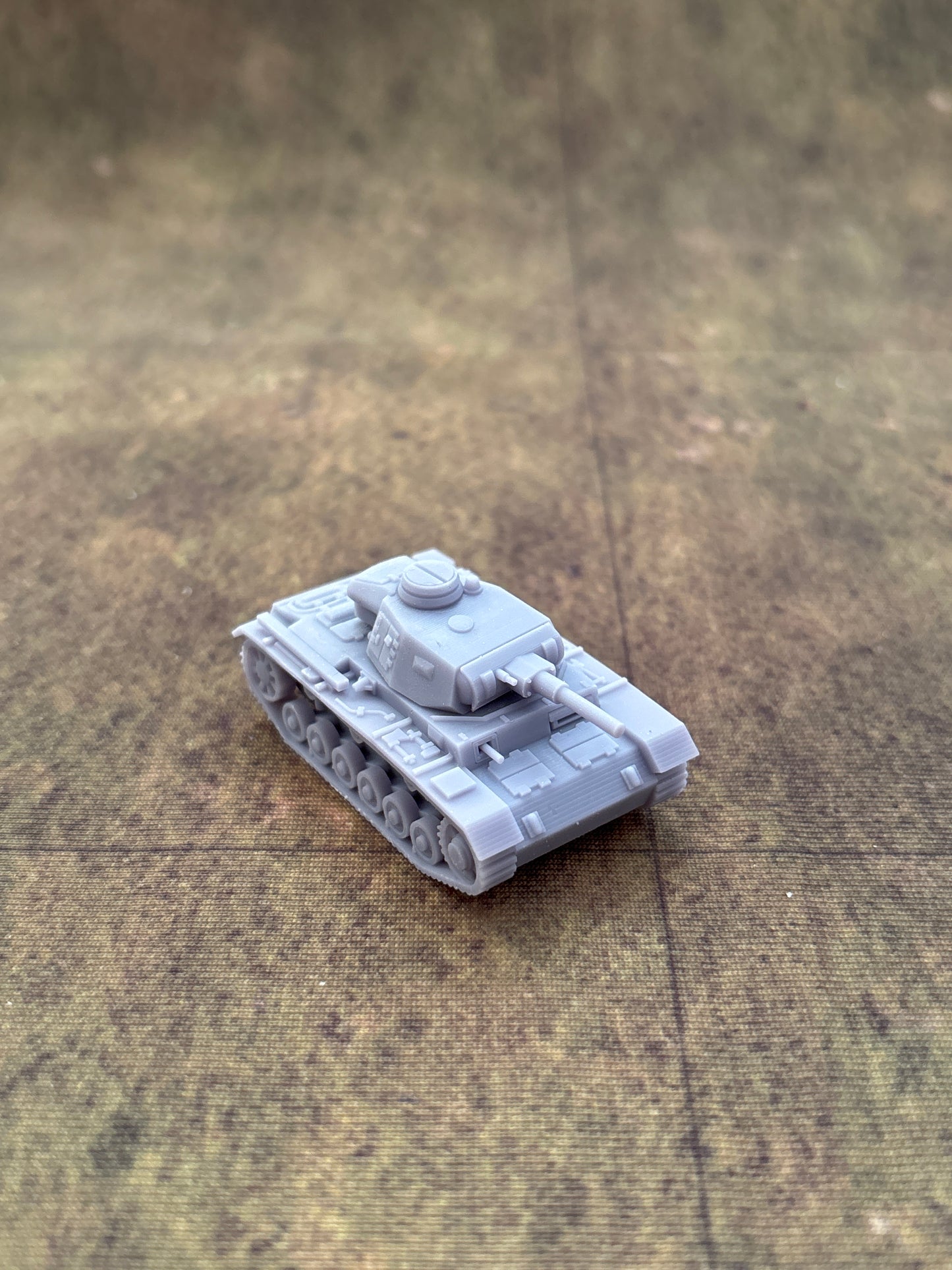 WW2 German Panzer III Ausf H Historical War gaming 3d Resin Printed vehicles