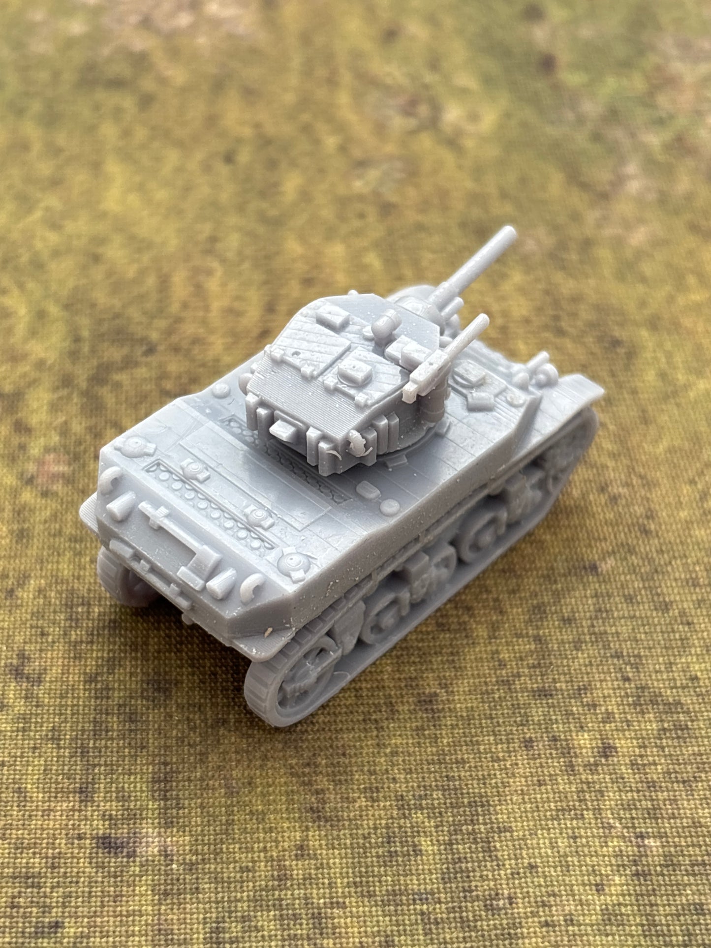 WW2 USA Stuart M5A1 Tanks Historical War gaming 3d Resin Printed vehicles