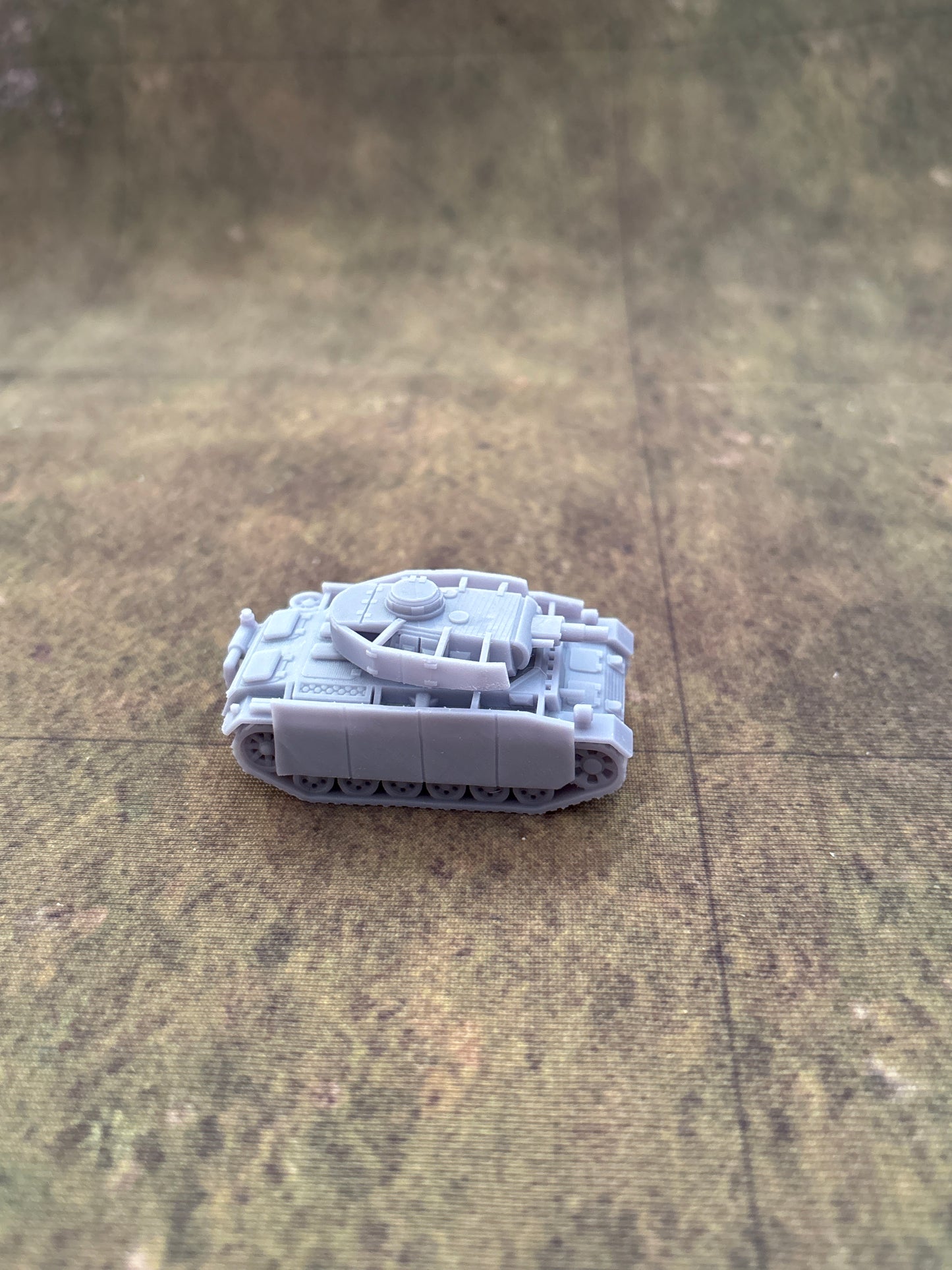 WW2 German Panzer III Ausf N (skirts) Historical War gaming 3d Resin Printed vehicles