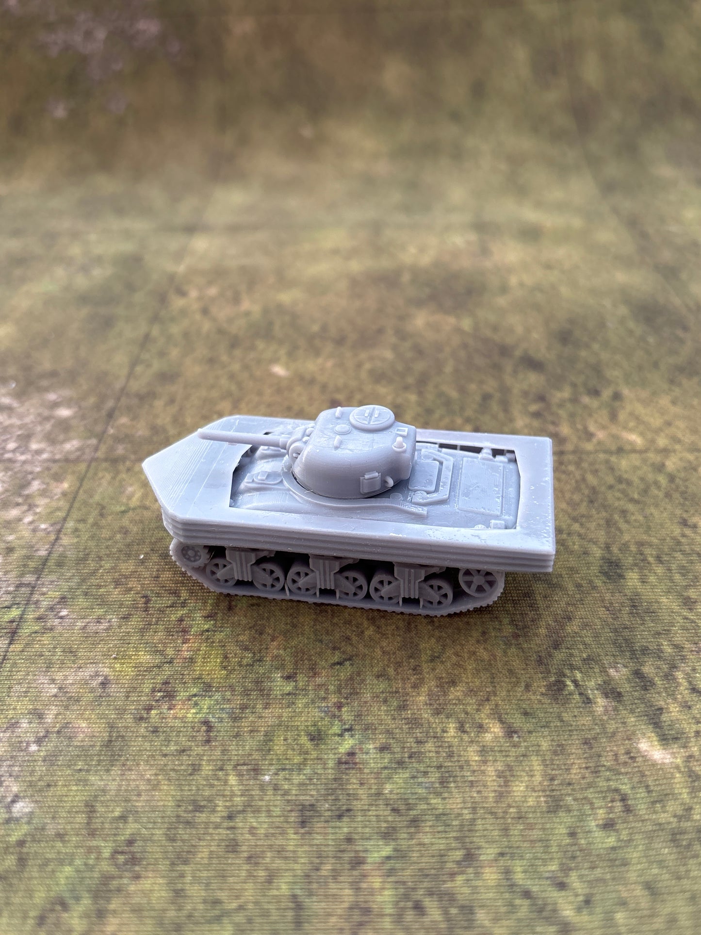 WW2 British Sherman M4A1 (DD) Tank Historical War gaming 3d Resin Printed vehicles
