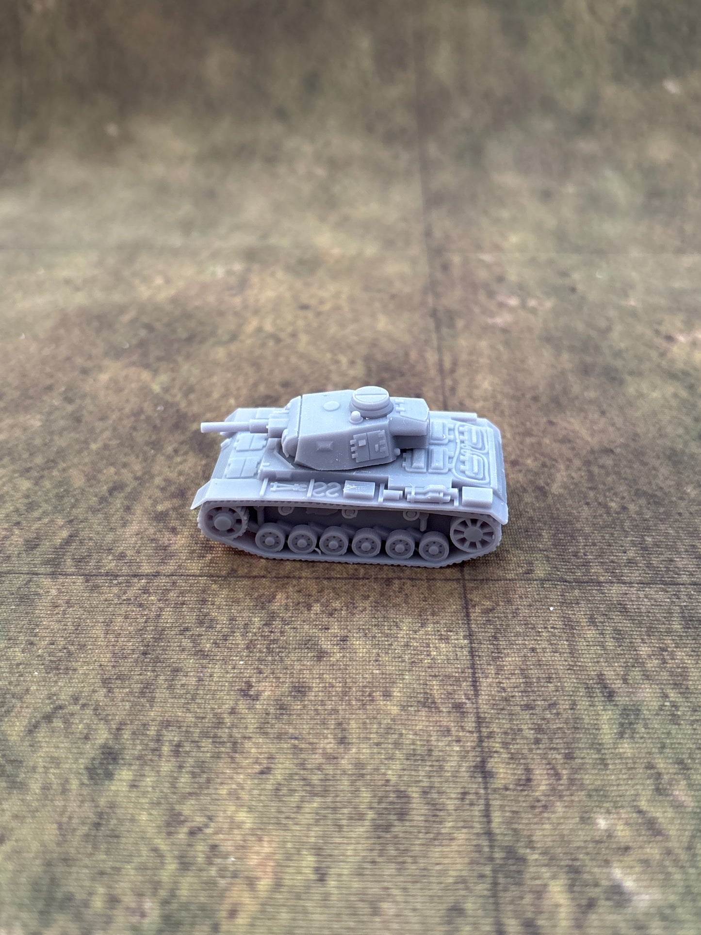 WW2 German Panzer III Ausf H Historical War gaming 3d Resin Printed vehicles