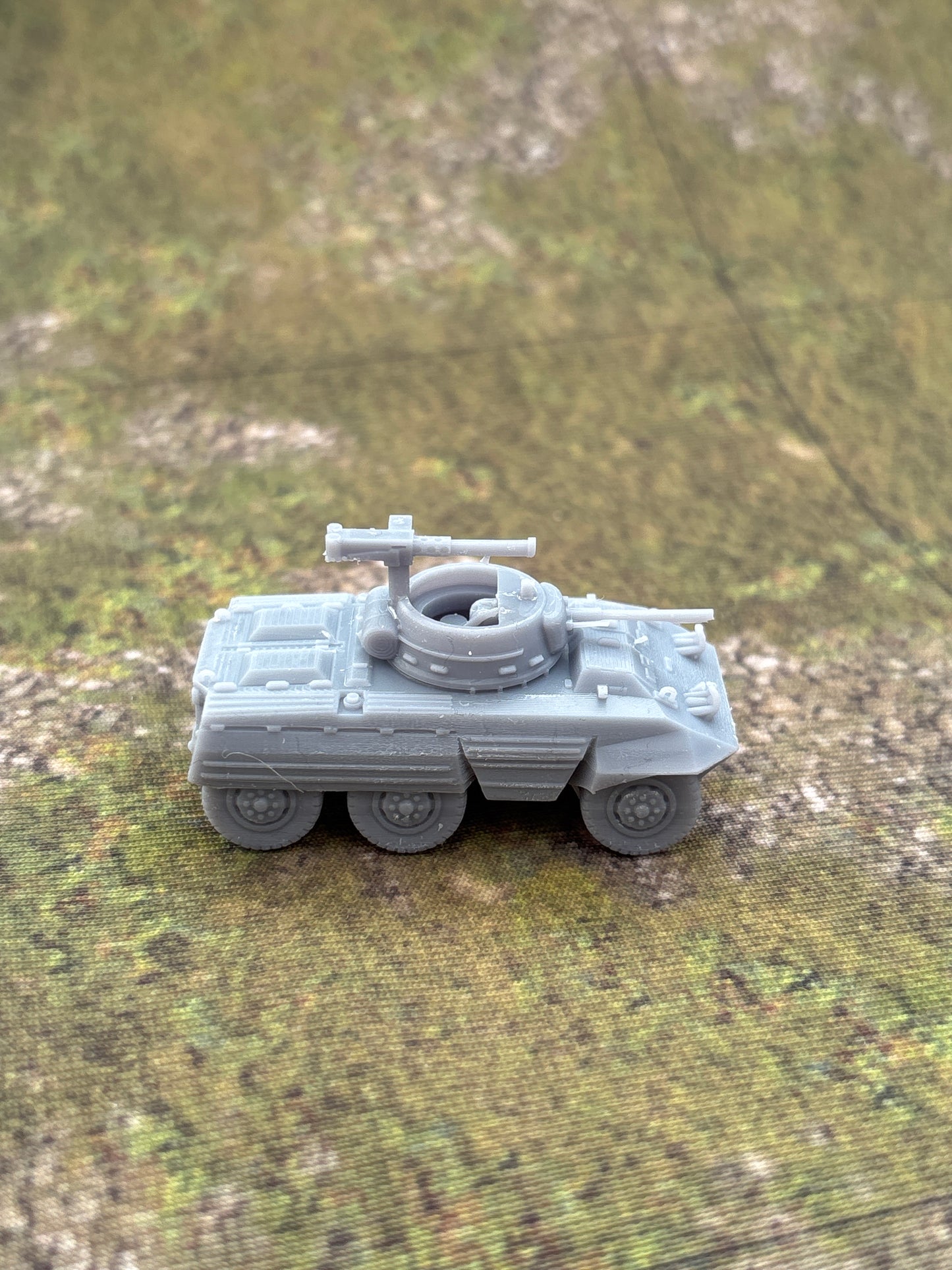 WW2 USA M8 Greyhound Armoured Car Historical War gaming 3d Resin Printed vehicles