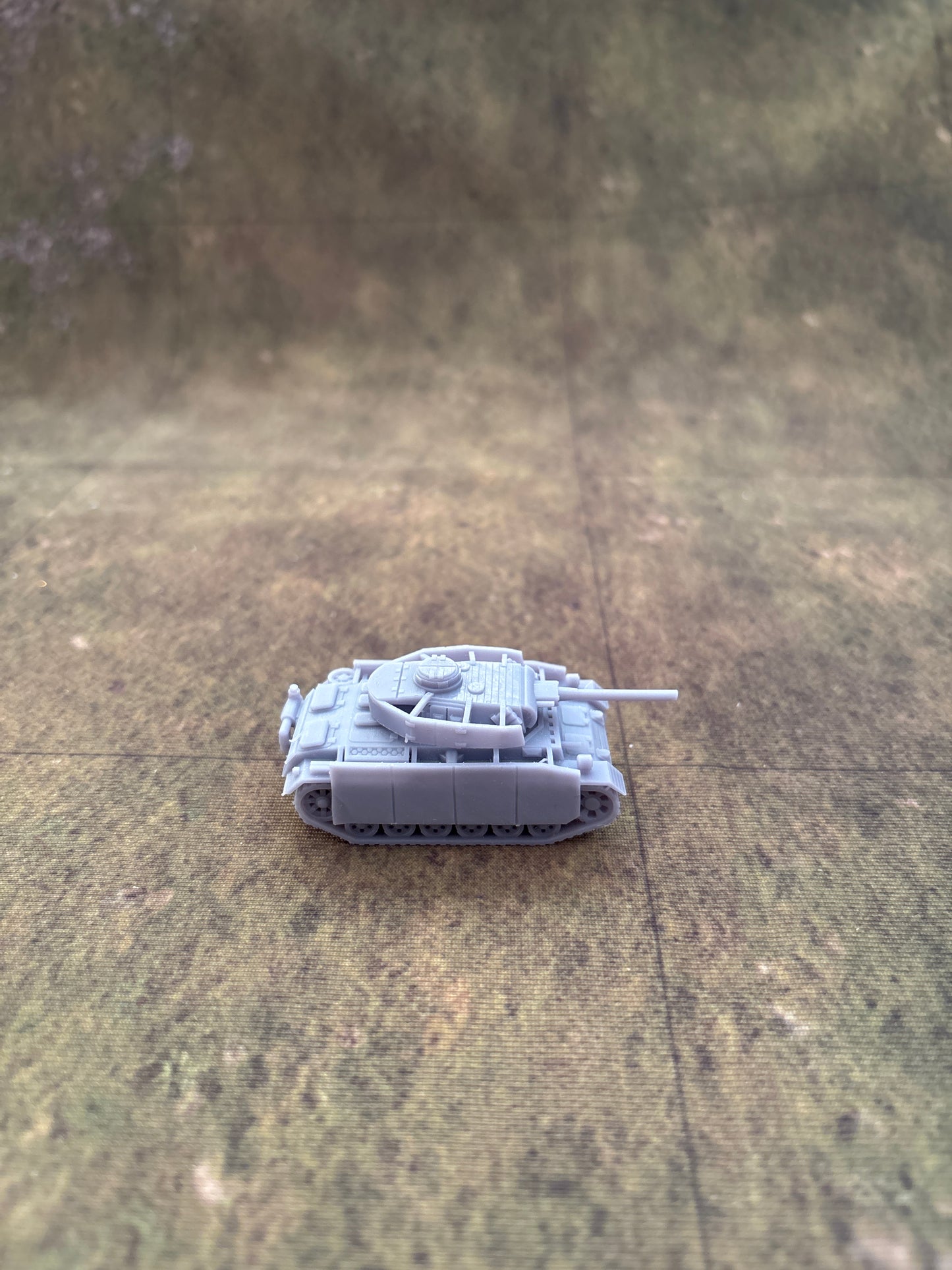 WW2 German Panzer III Ausf M (skirts) Historical War gaming 3d Resin Printed vehicles