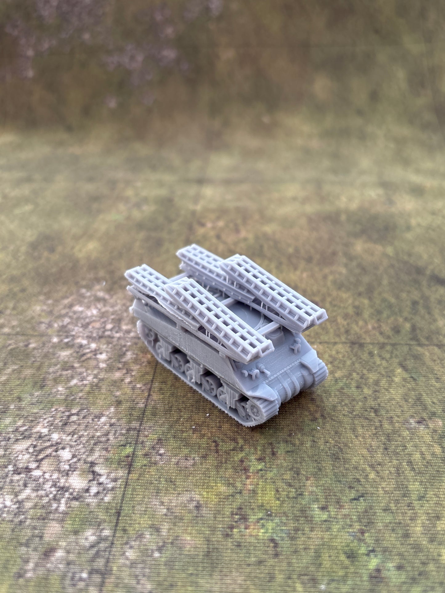 WW2 British Sherman ARK Bridge Layer Historical War gaming 3d Resin Printed vehicles
