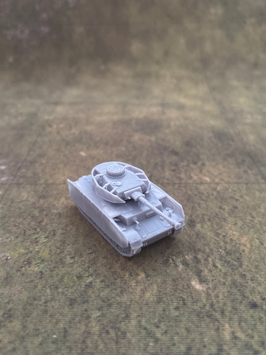 WW2 German Panzer IV Ausf J Historical War gaming  3d Resin Printed vehicles