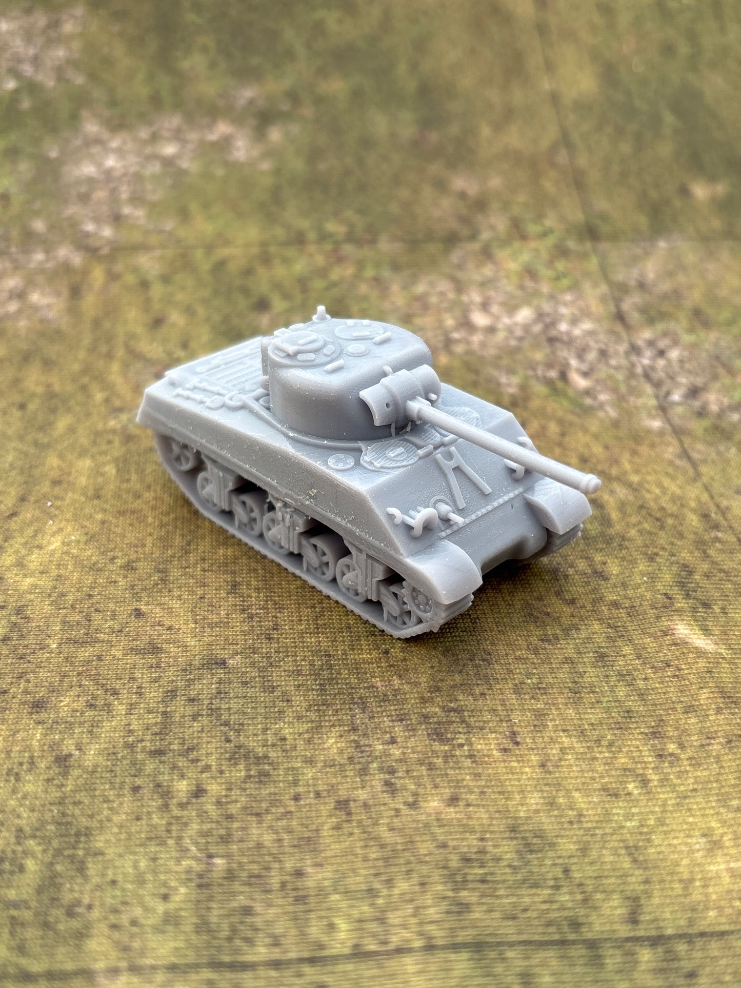 WW2 USA Sherman M4A3E6 Tank Historical War gaming  3d Resin Printed vehicles