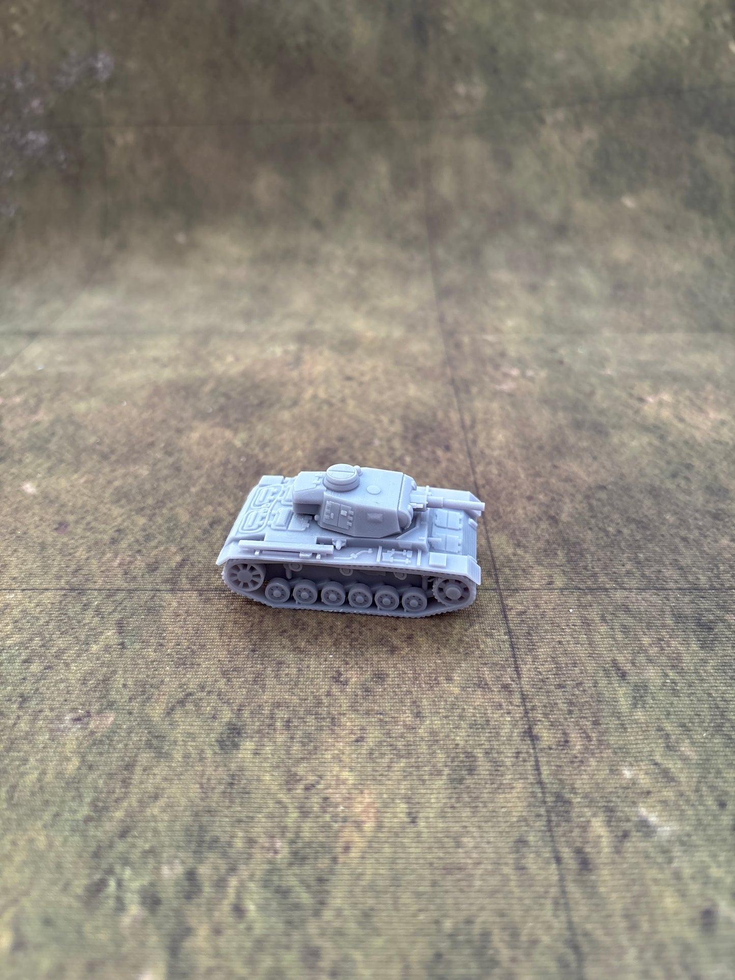 WW2 German Panzer III Ausf H Historical War gaming  3d Resin Printed vehicles