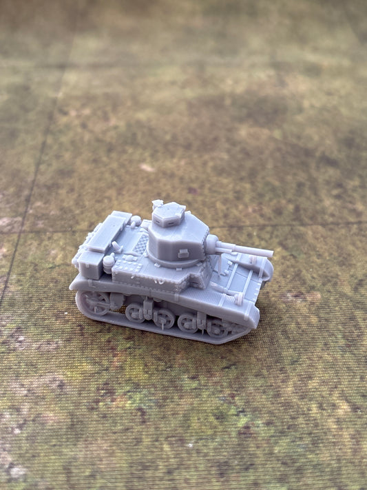 WW2 British Stuart M3 Light Tank Historical War gaming  3d Resin Printed vehicles
