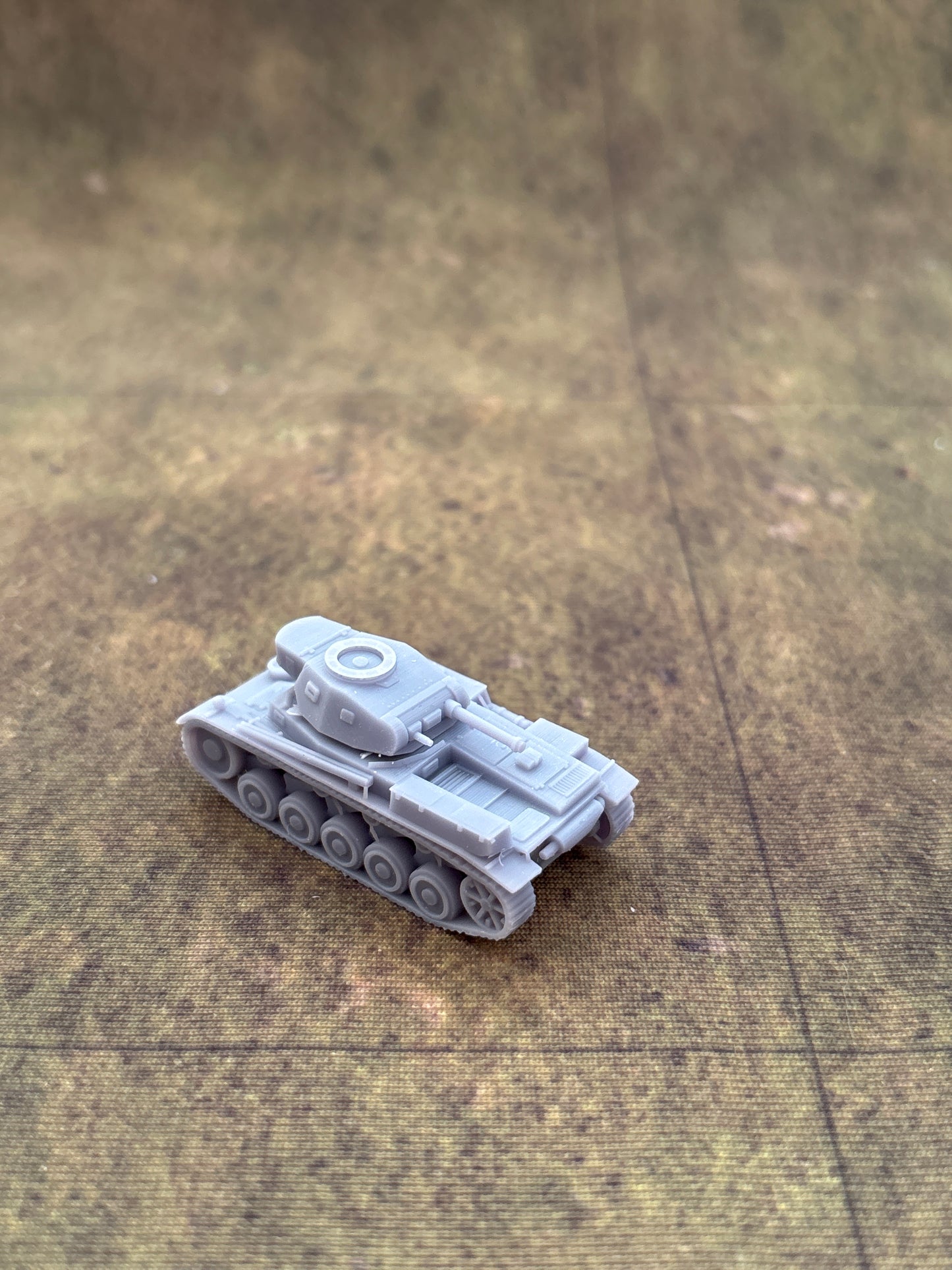 WW2 German Panzer II Ausf F Historical War gaming  3d Resin Printed vehicles