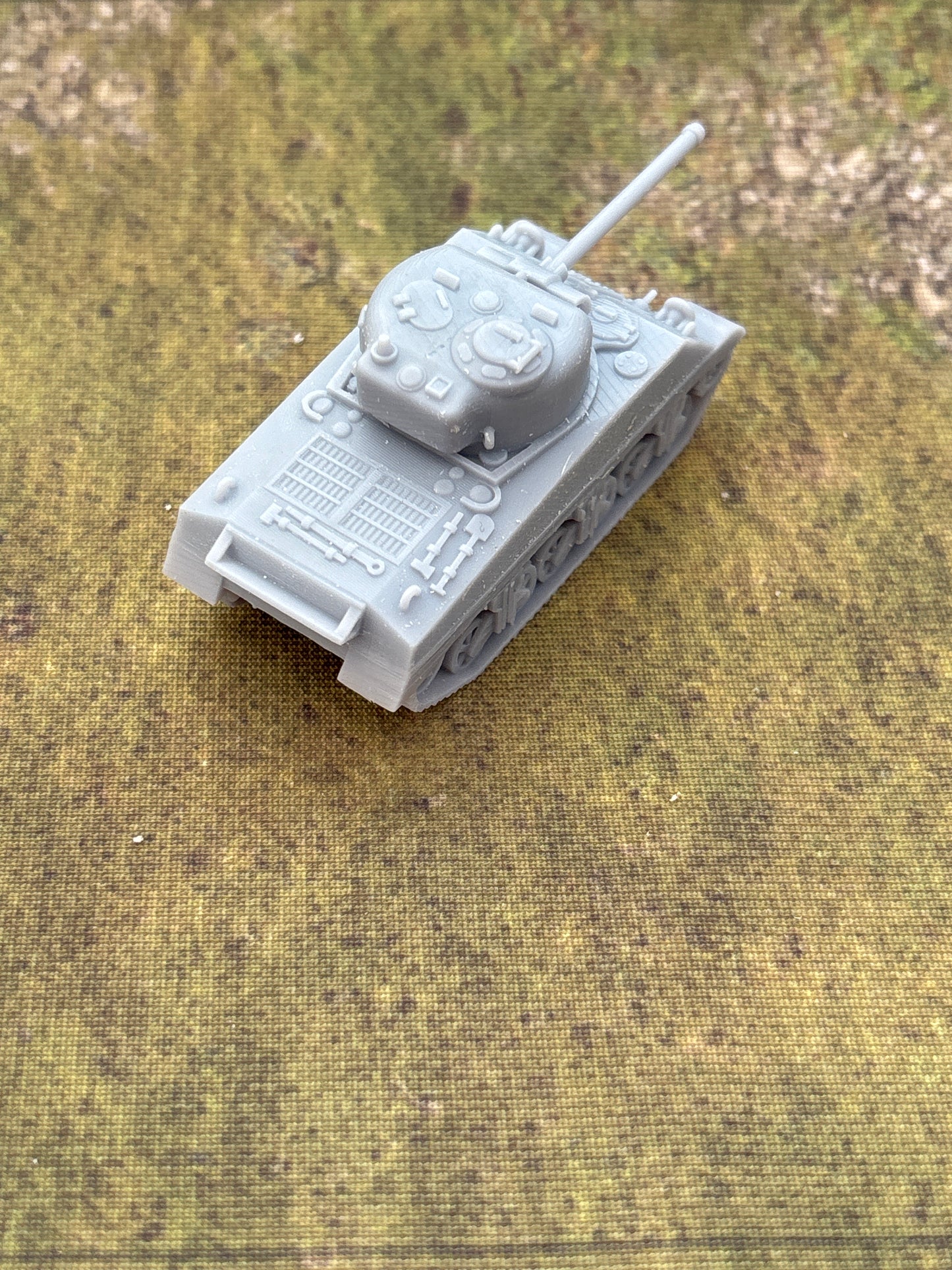 WW2 USA Sherman M4A3E6 Tank Historical War gaming  3d Resin Printed vehicles
