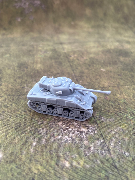 WW2 British Sherman Firefly Tank Historical War gaming  3d Resin Printed vehicles