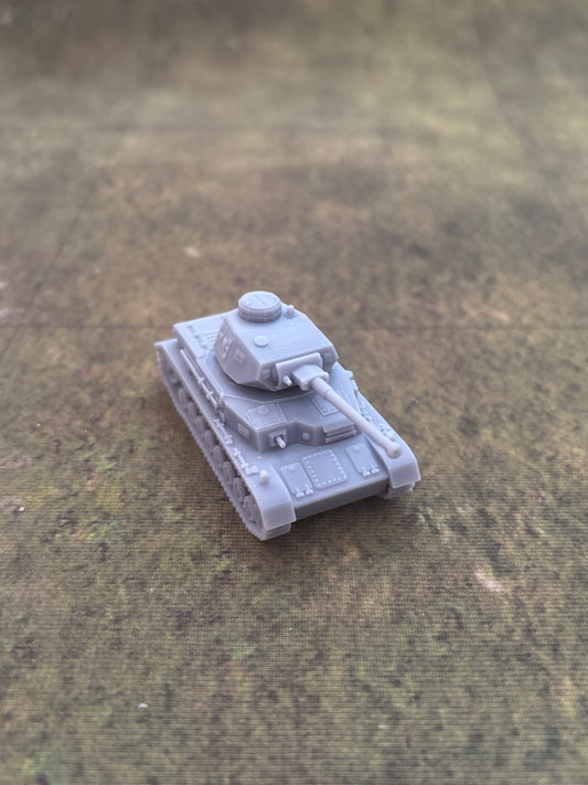 WW2 German Panzer IV Ausf J1 Historical War gaming  3d Resin Printed vehicles