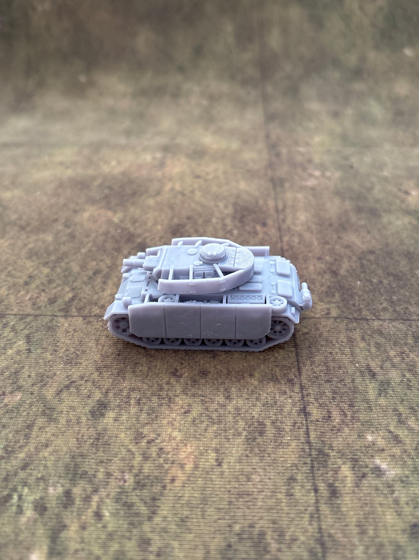 WW2 German Panzer III Ausf N (skirts) Historical War gaming  3d Resin Printed vehicles