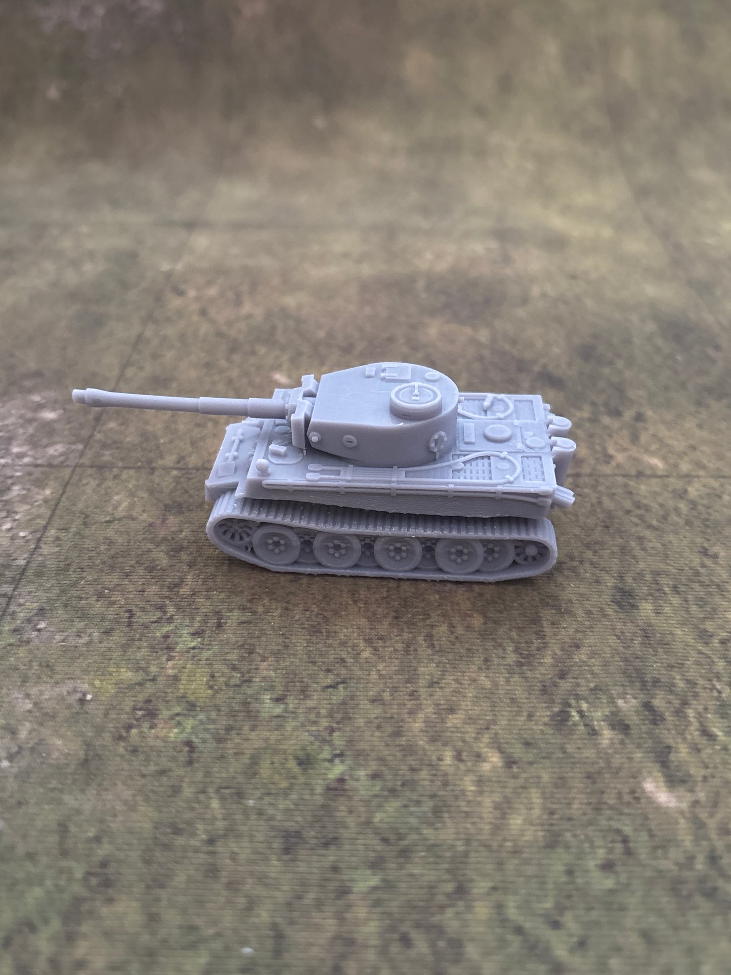 WW2 German Tiger I Historical War gaming  3d Resin Printed vehicles