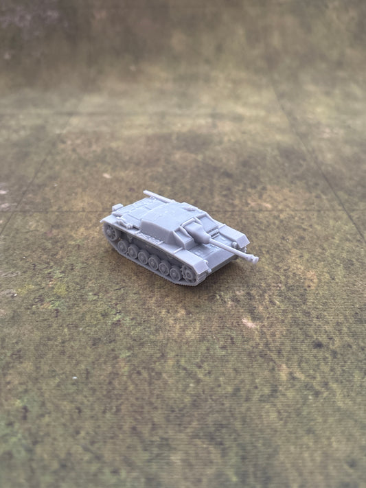 WW2 German Stug III (Long  75mm gun) Historical War gaming  3d Resin Printed vehicles