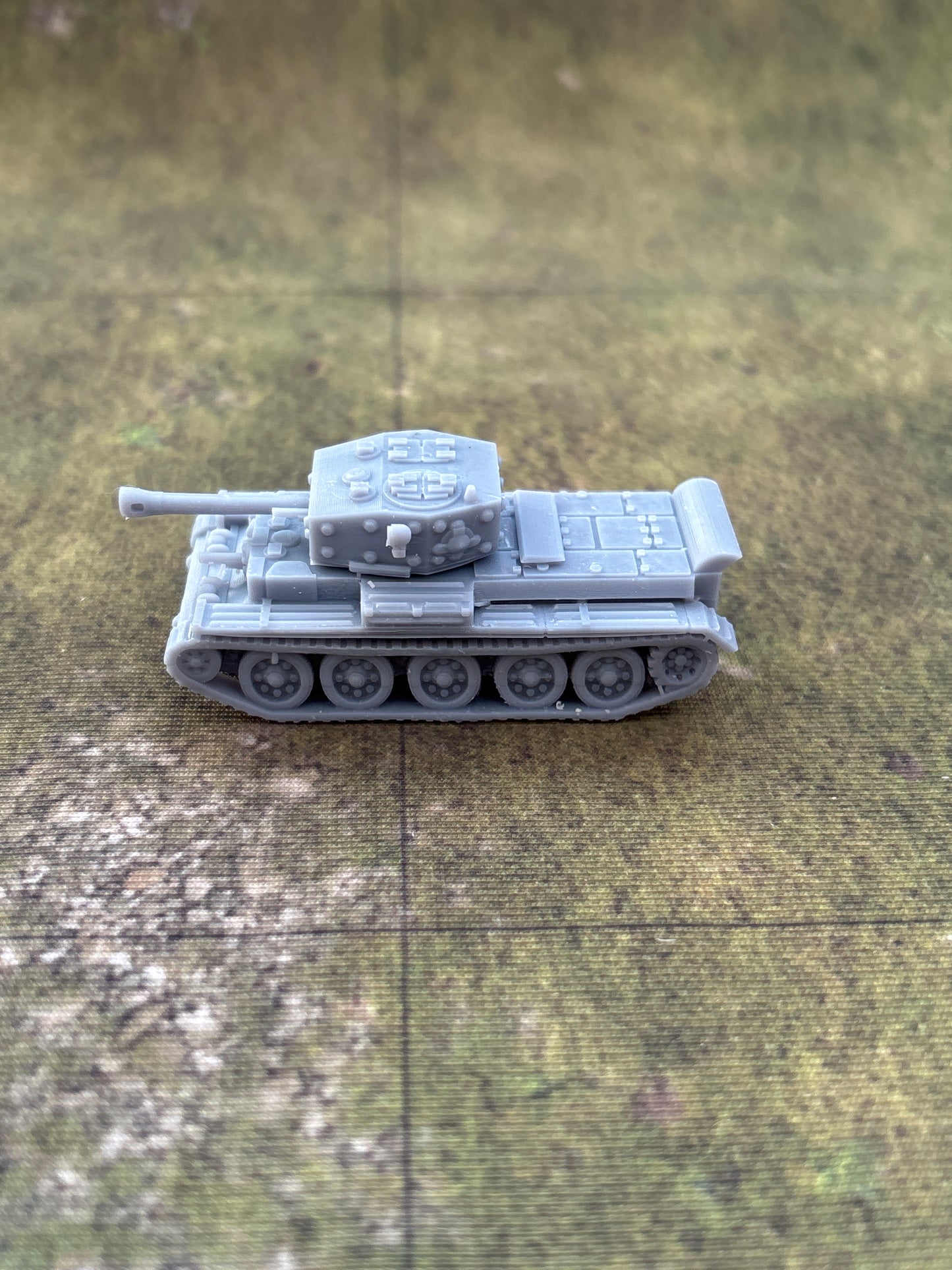 WW2 British Challenger (A30) Tank Historical War gaming  3d Resin Printed vehicles