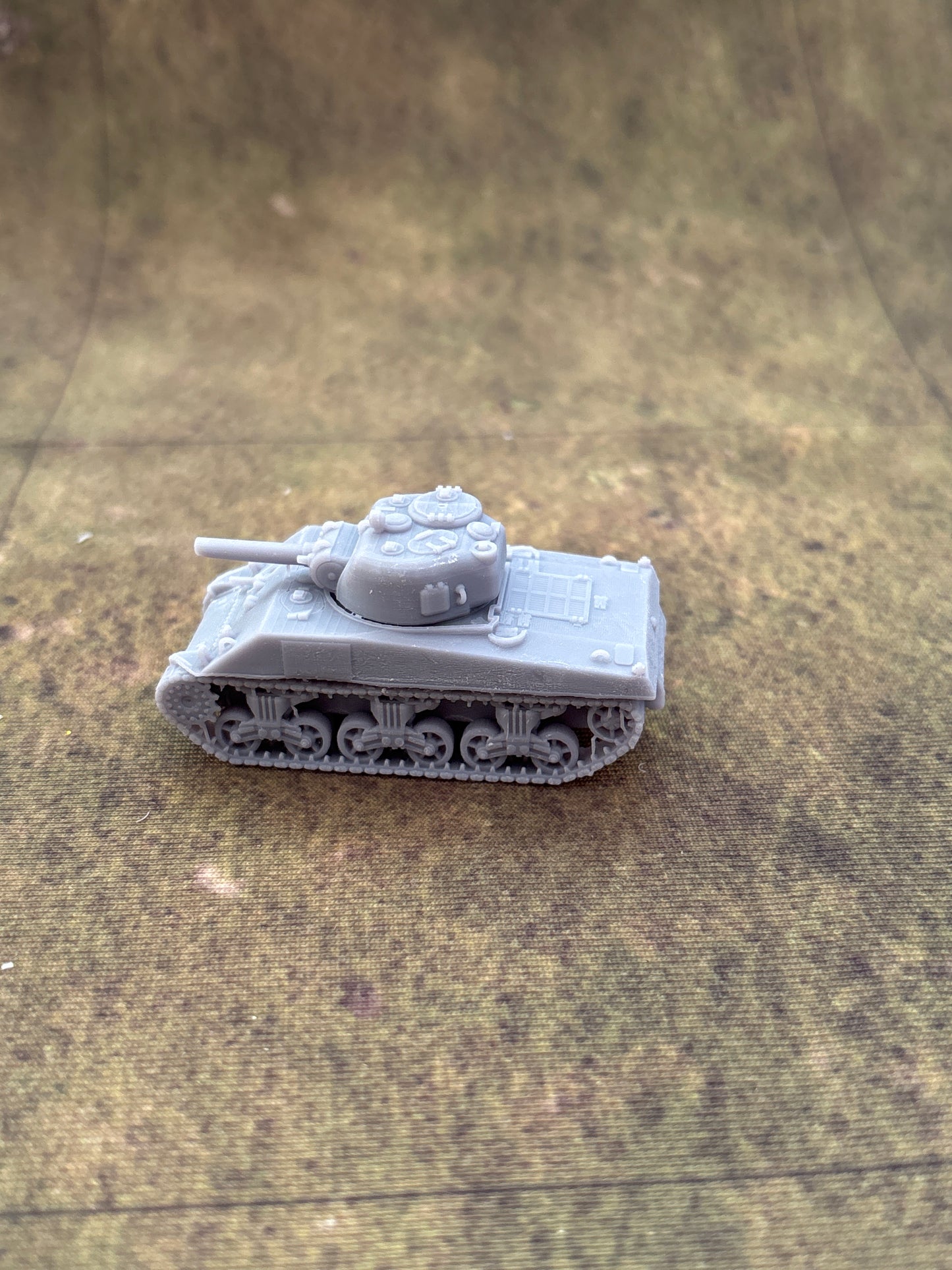 WW2 USA Sherman M4A2 (105mm) Tank Historical War gaming  3d Resin Printed vehicles
