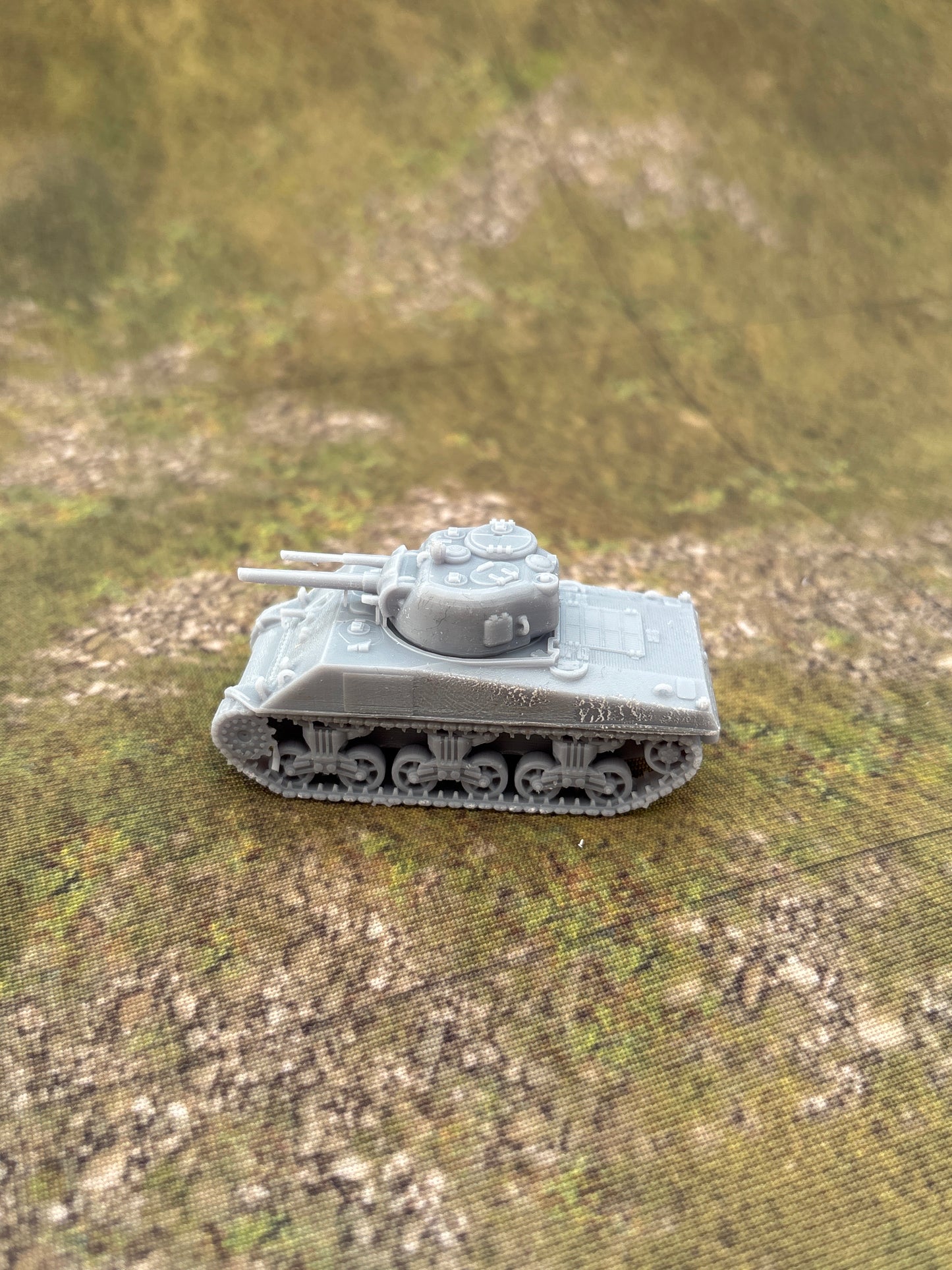 WW2 USA Sherman M4A2 (Zippo) Tank Historical War gaming  3d Resin Printed vehicles