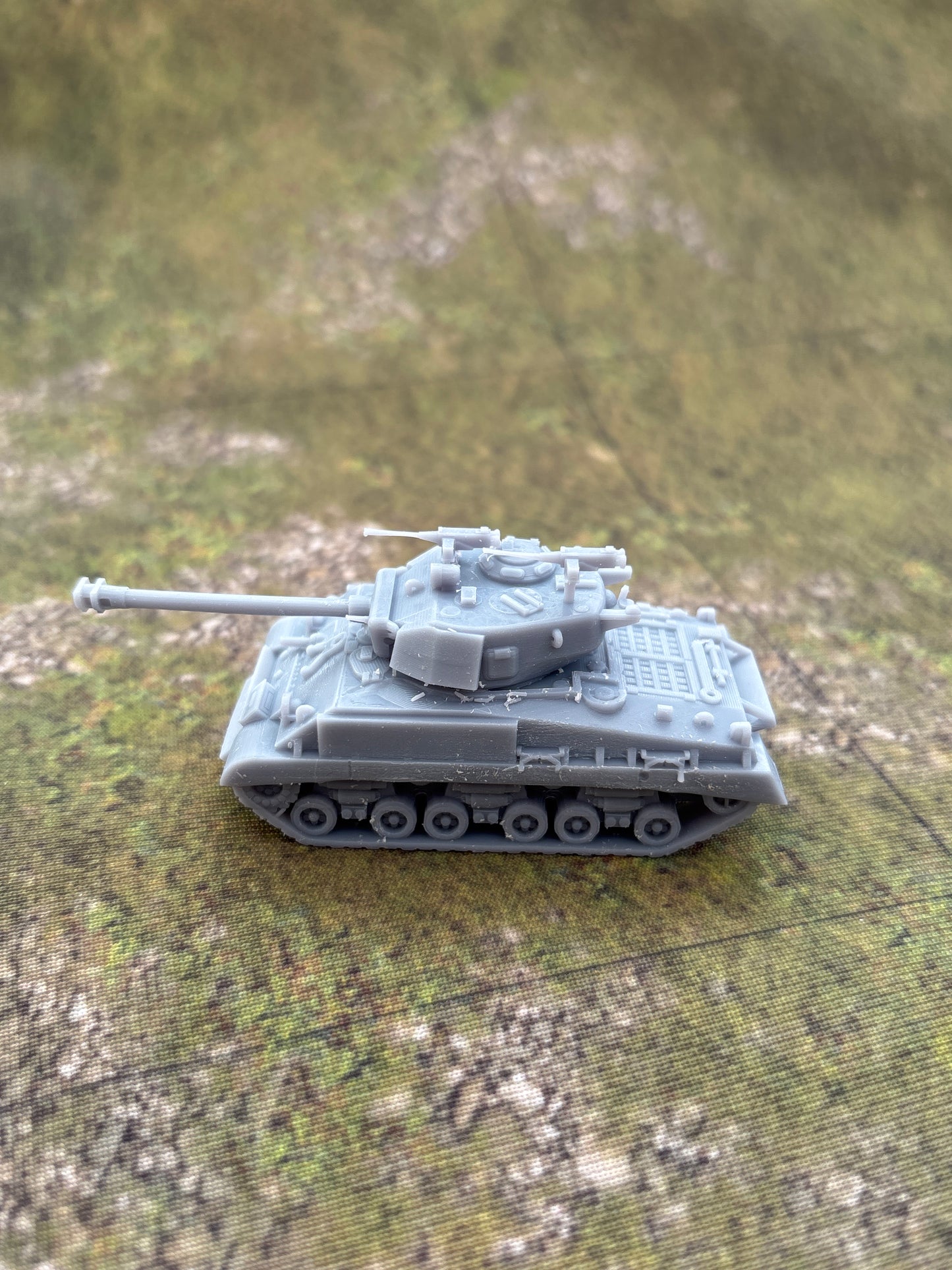 WW2 USA Sherman M4A3e6 Thunderbolt tank Historical War gaming  3d Resin Printed vehicles