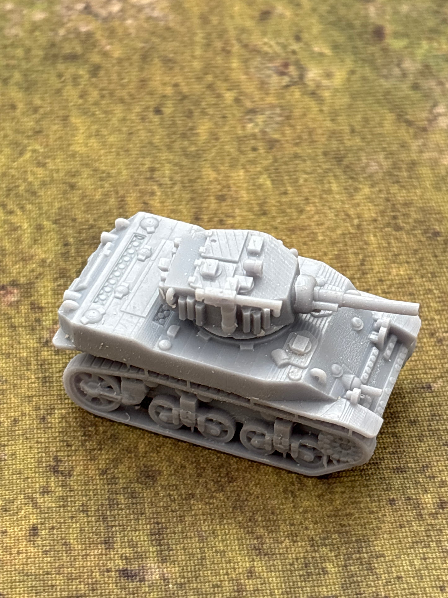 WW2 USA Stuart M5A1 Tanks Historical War gaming  3d Resin Printed vehicles