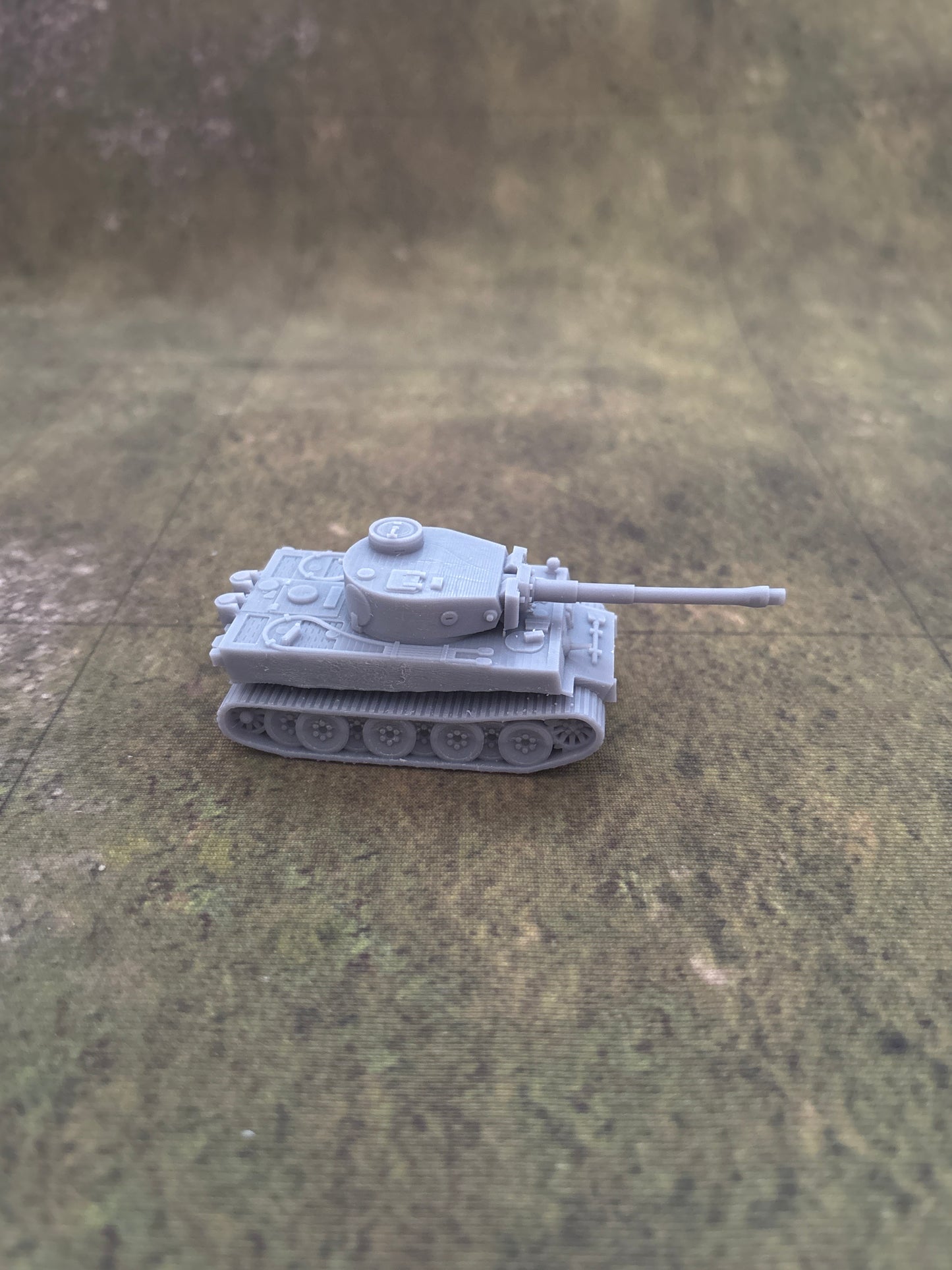 WW2 German Tiger I Historical War gaming  3d Resin Printed vehicles