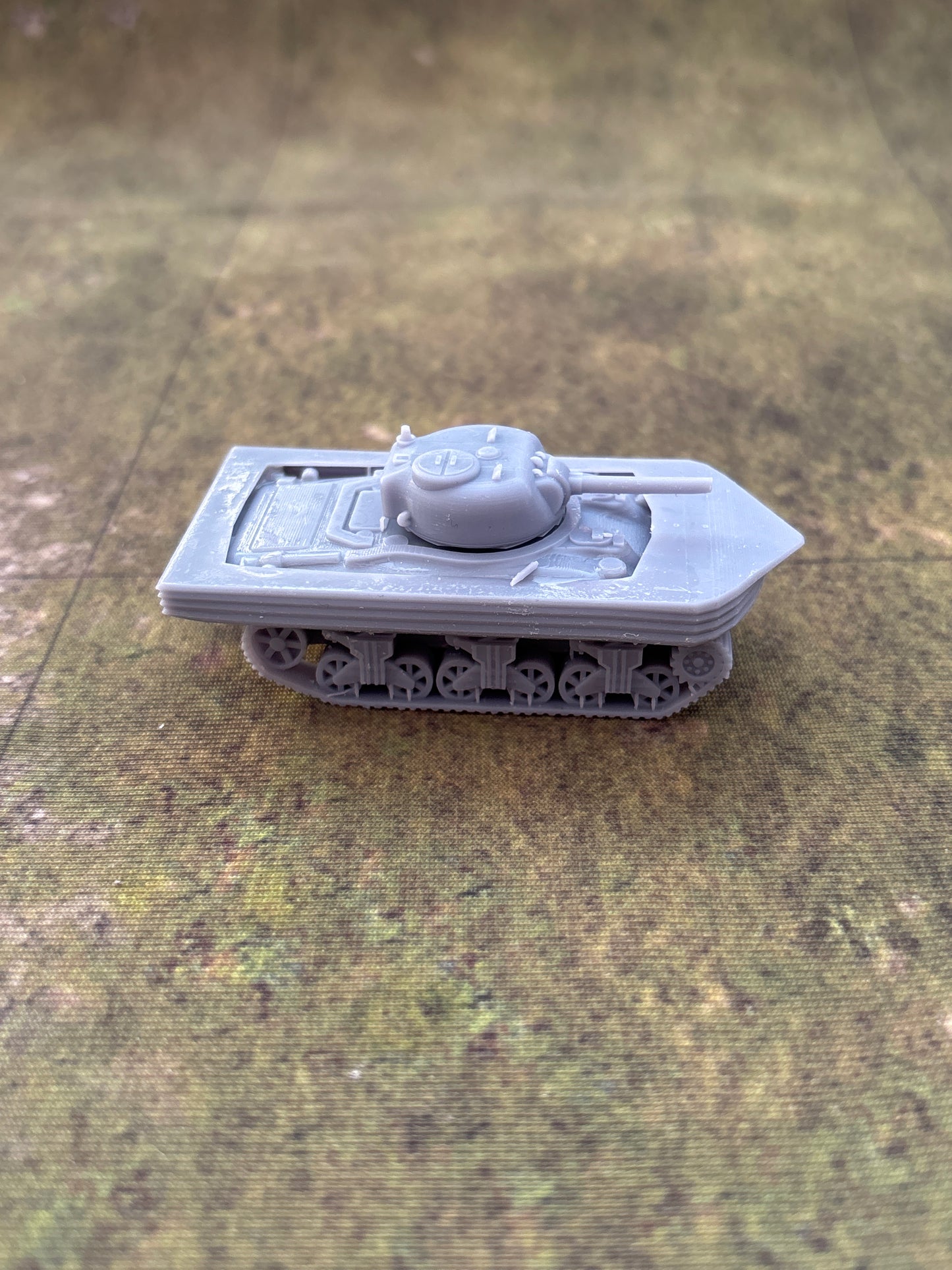 WW2 British Sherman M4A1 (DD) Tank Historical War gaming  3d Resin Printed vehicles