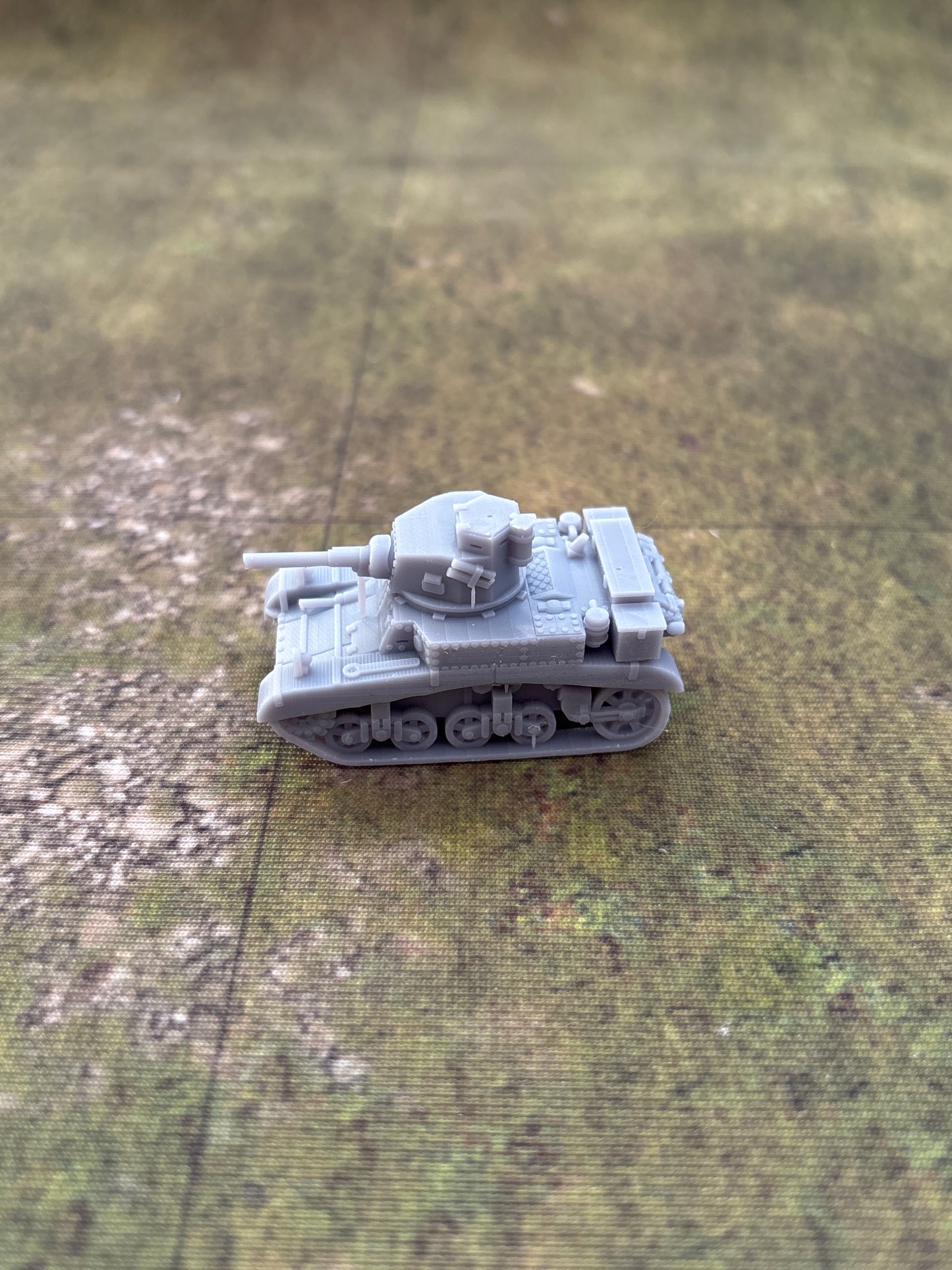 WW2 British Stuart M3 Light Tank Historical War gaming  3d Resin Printed vehicles