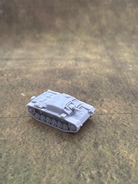 WW2 German Stug III (short 75mm gun) Historical War gaming  3d Resin Printed vehicles