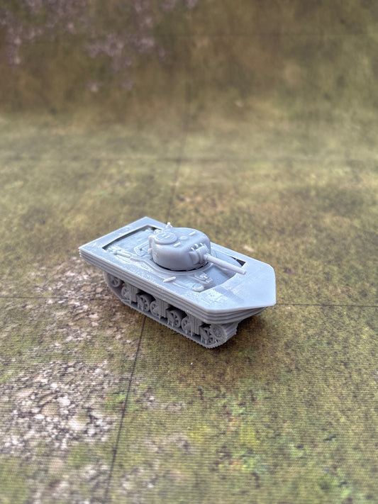 WW2 British Sherman M4A1 (DD) Tank Historical War gaming  3d Resin Printed vehicles