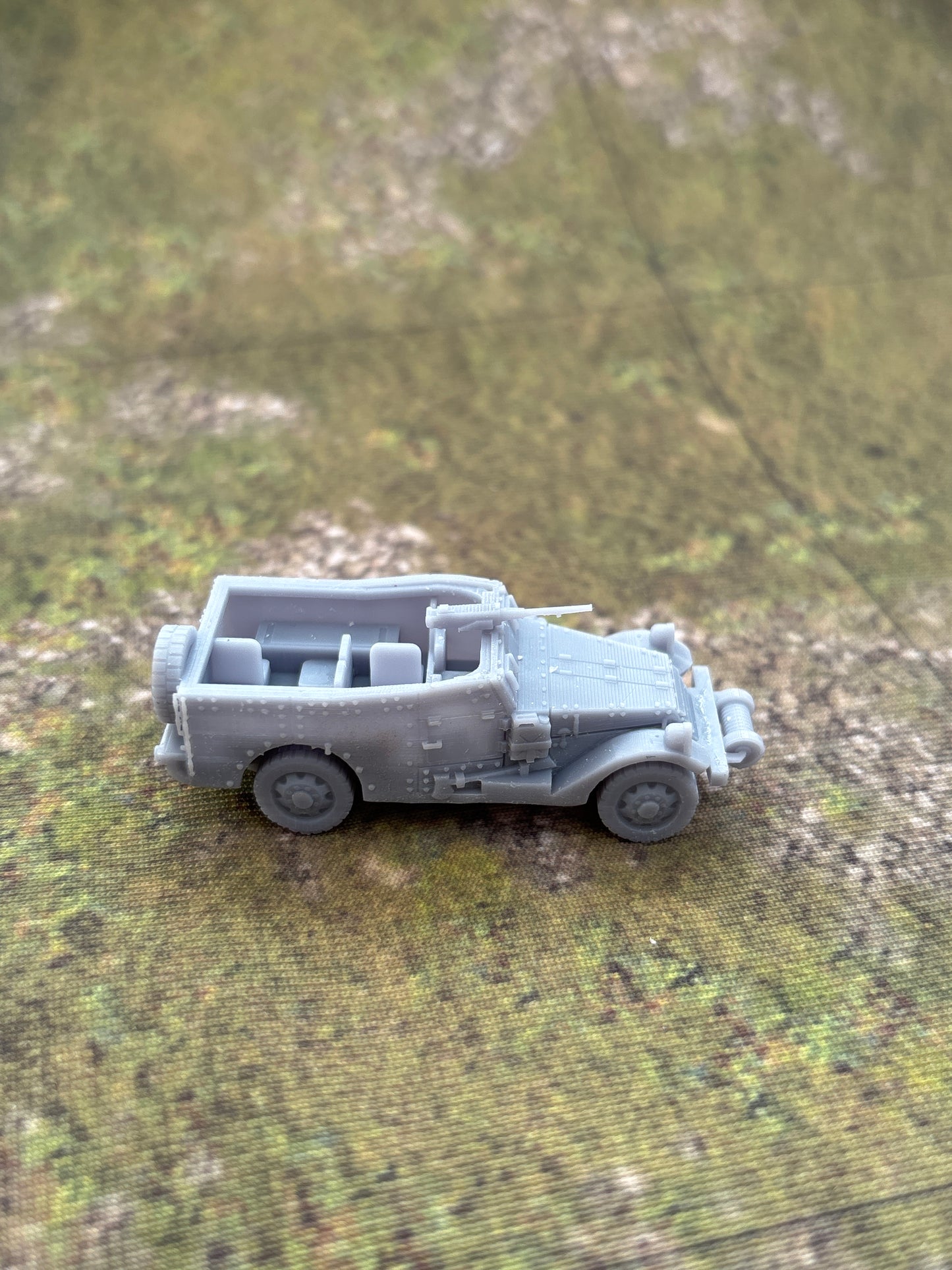 WW2 USA M3 White Scout car Historical War gaming  3d Resin Printed vehicles