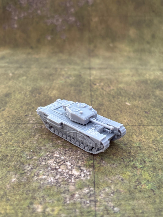 WW2 British Churchill VII Tank Historical War gaming  3d Resin Printed vehicles