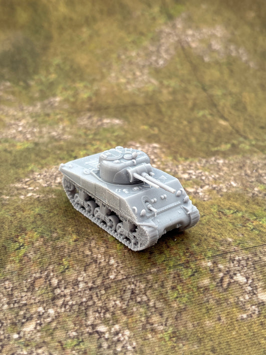 WW2 USA Sherman M4A2 (Zippo) Tank Historical War gaming  3d Resin Printed vehicles