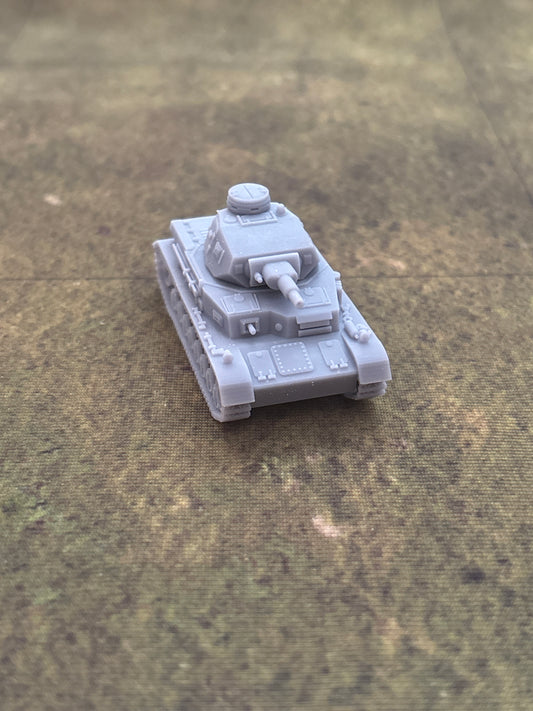 WW2 German Panzer IV Ausf D Historical War gaming  3d Resin Printed vehicles
