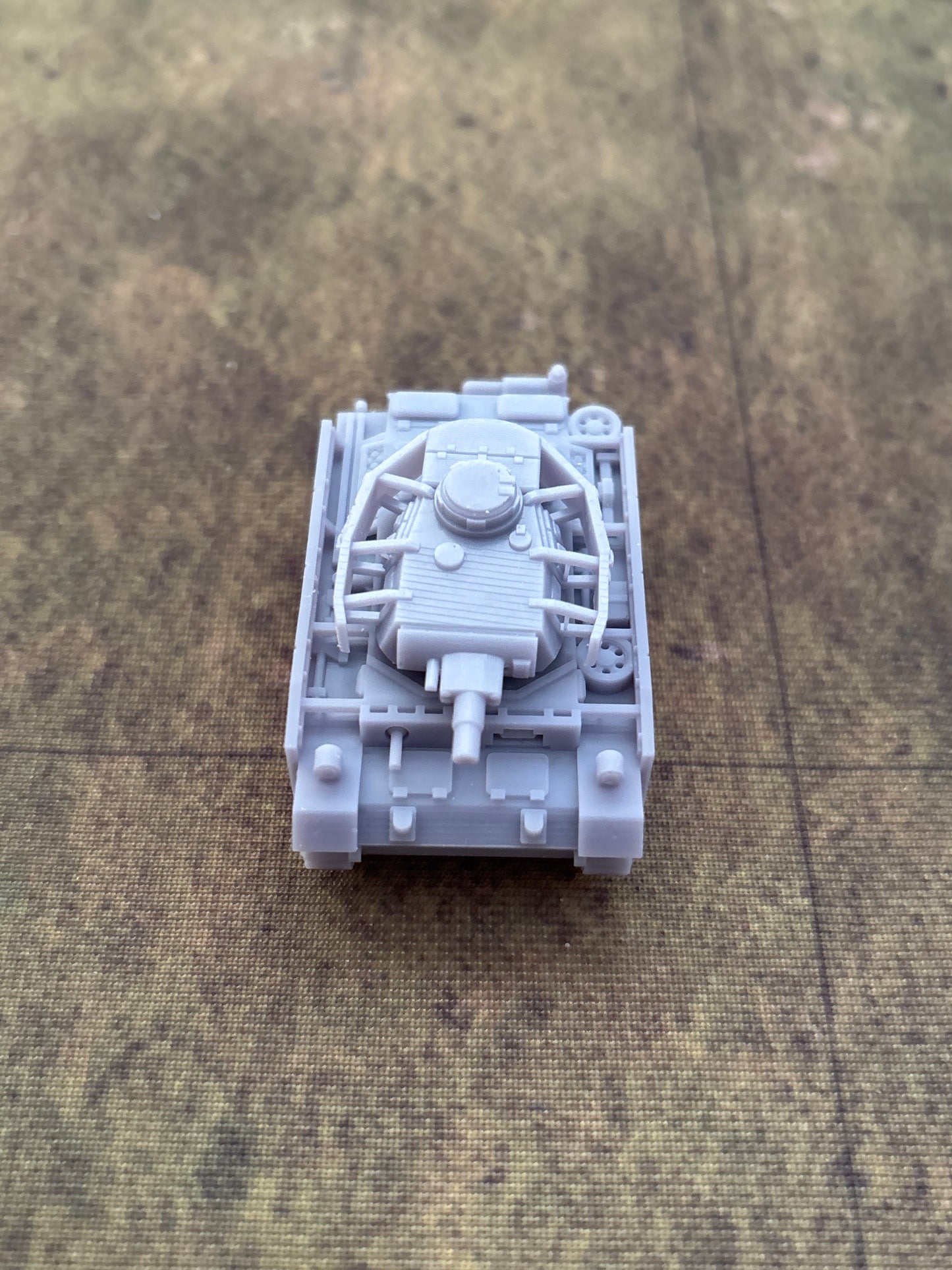 WW2 German Panzer III Ausf N (skirts) Historical War gaming  3d Resin Printed vehicles