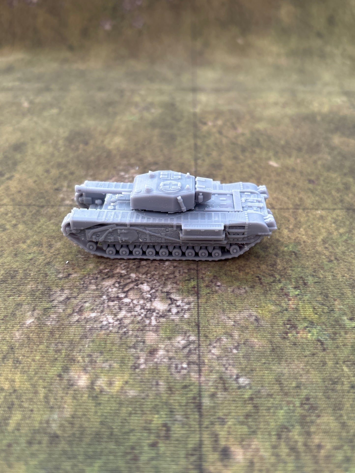 WW2 British Churchill VII Tank Historical War gaming  3d Resin Printed vehicles