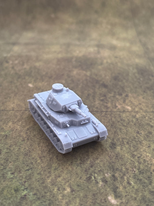 WW2 German Panzer IV Ausf A Historical War gaming  3d Resin Printed vehicles