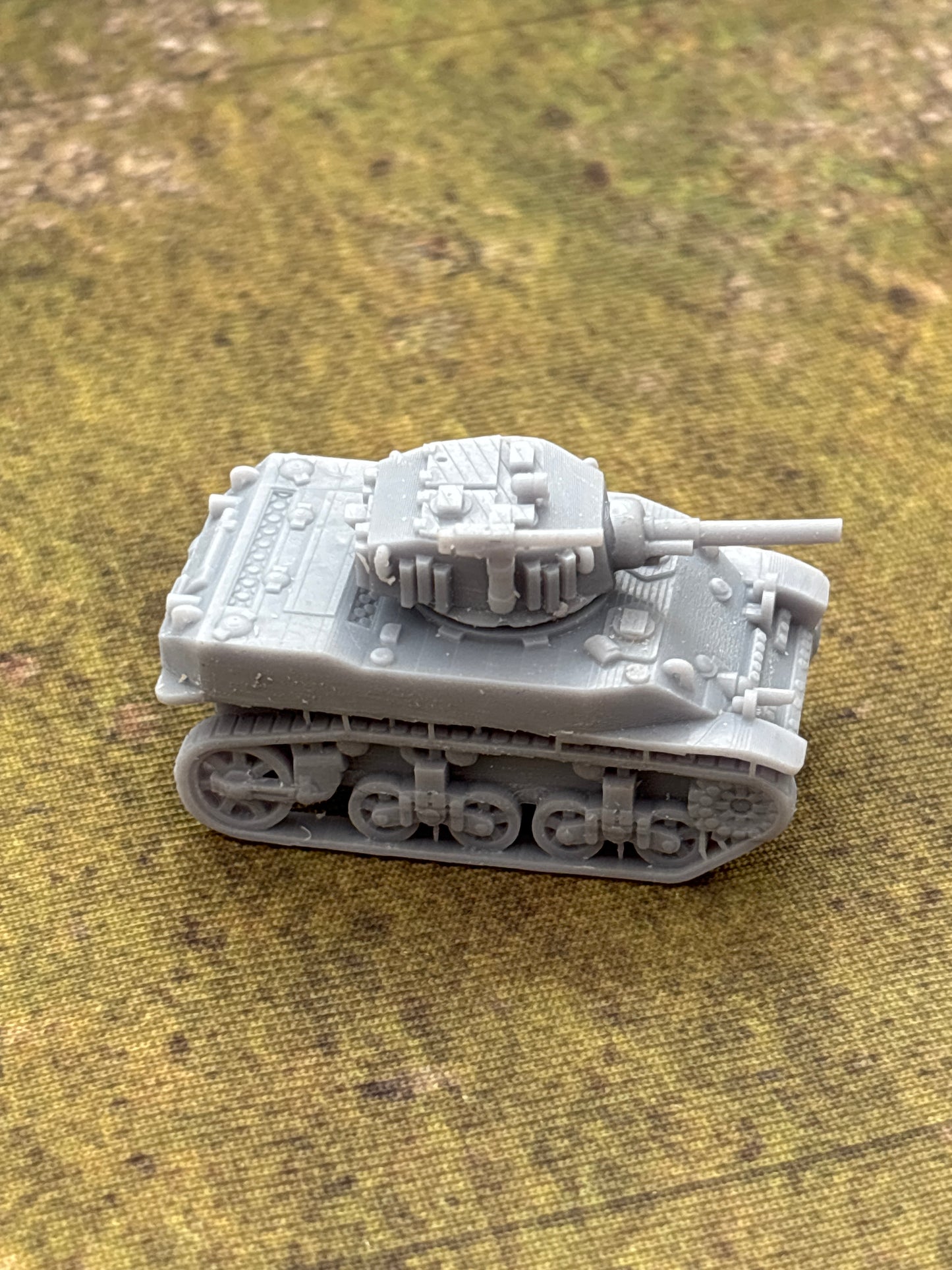 WW2 USA Stuart M5A1 Tanks Historical War gaming  3d Resin Printed vehicles