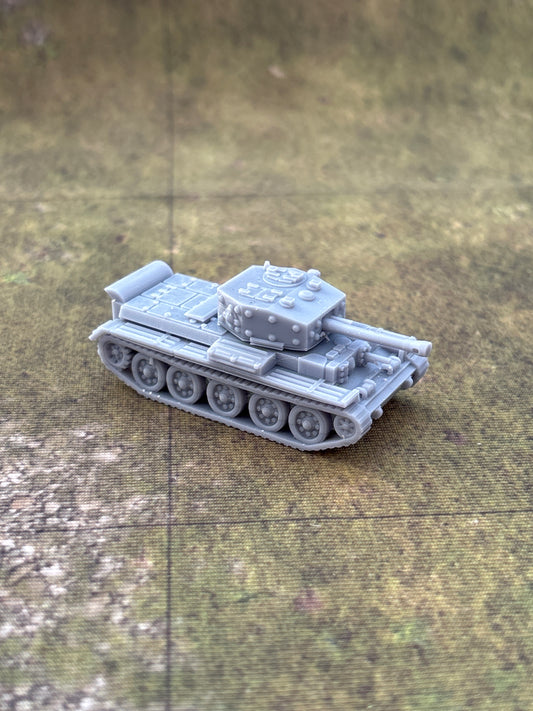 WW2 British Challenger (A30) Tank Historical War gaming  3d Resin Printed vehicles