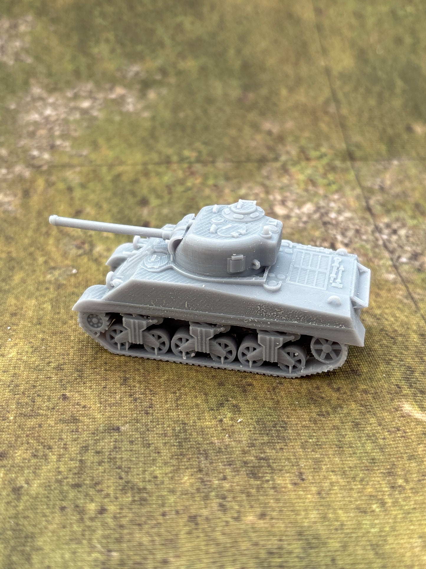 WW2 USA Sherman M4A3E6 Tank Historical War gaming  3d Resin Printed vehicles