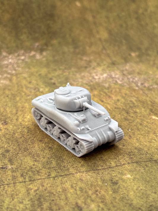 WW2 USA Sherman M4A1 Tanks Historical War gaming  3d Resin Printed vehicles