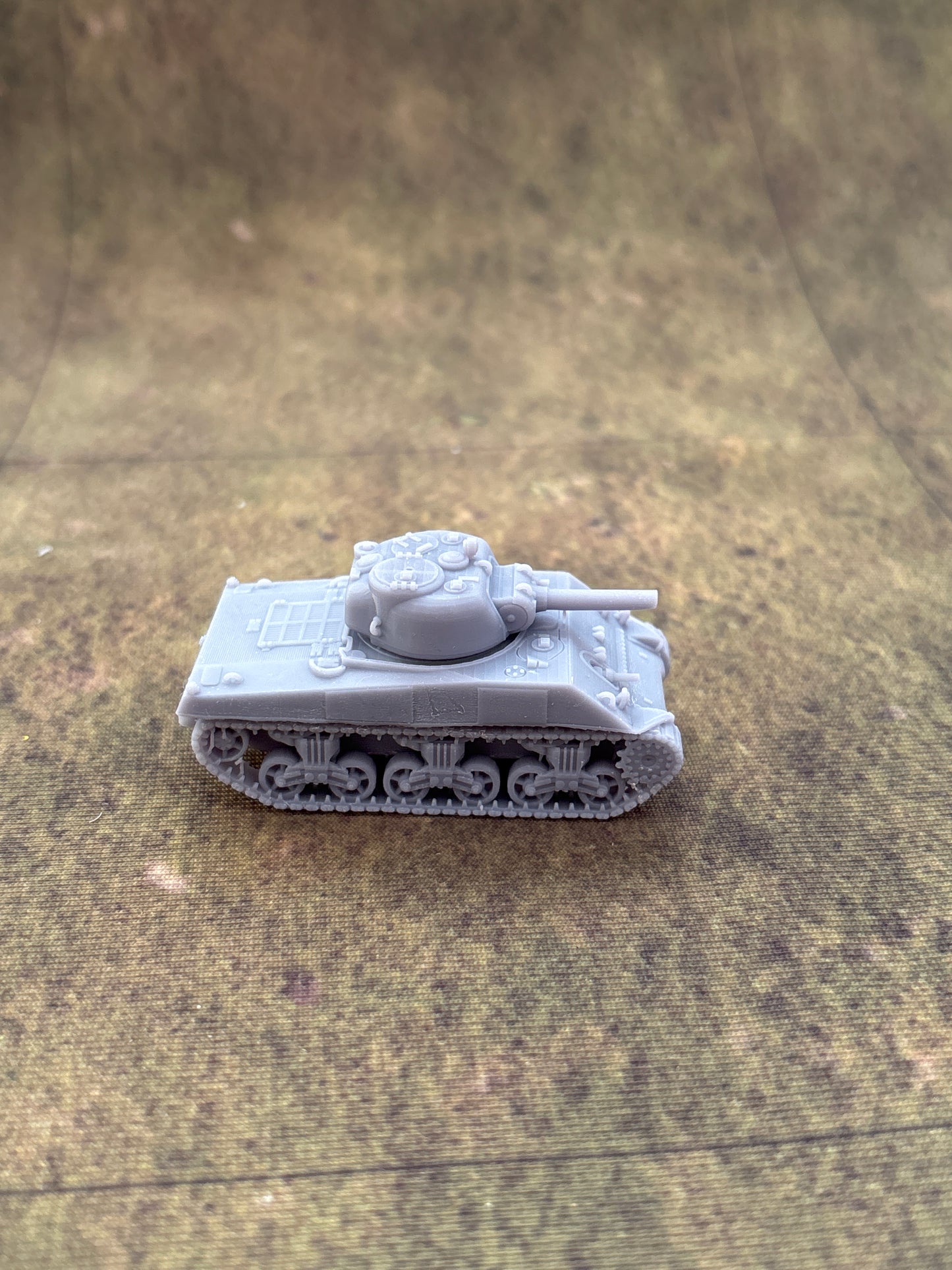 WW2 USA Sherman M4A2 (105mm) Tank Historical War gaming  3d Resin Printed vehicles