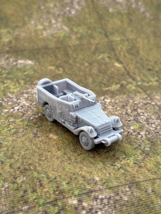 WW2 USA M3 White Scout car Historical War gaming  3d Resin Printed vehicles